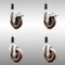 Service Caster 4 Inch 316SS High Temp Glass Filled Nylon 1 Inch Stem Caster Lck Brake, 2PK SCC-SS316TTLEX20S414-GFNSHT-2-S-2-1 - alternate 1